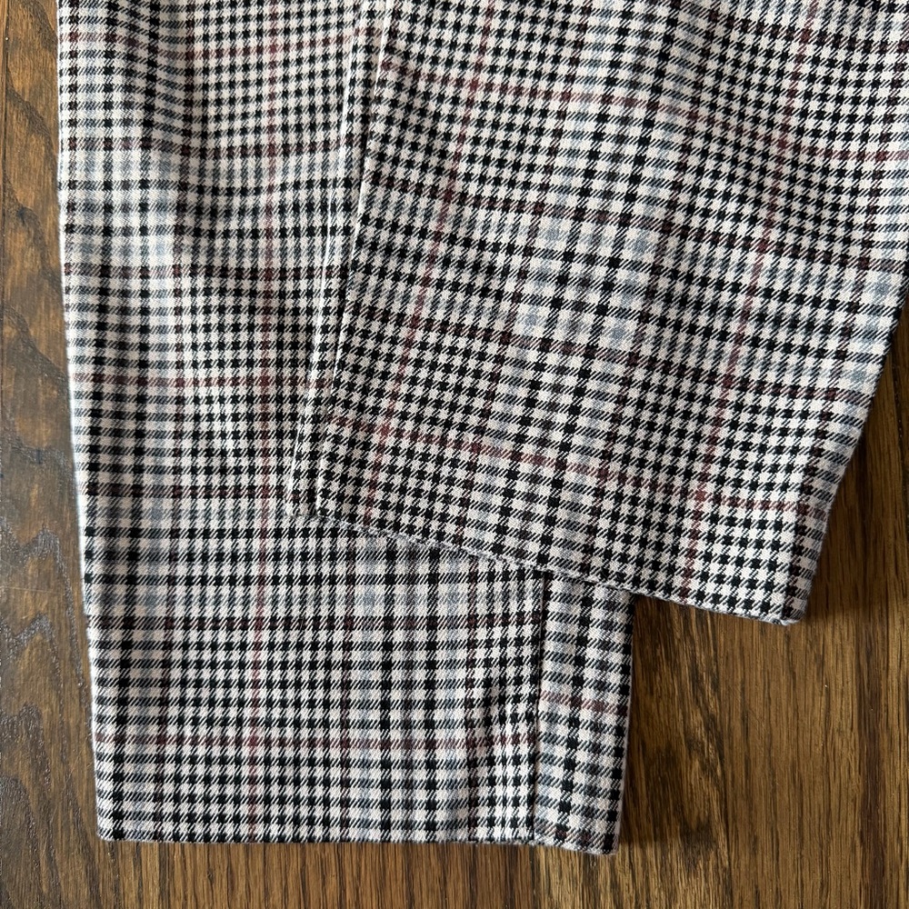 Zara Basic Pants Size S Women’s Checkered - Picture 10 of 14